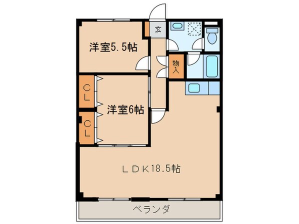 ロイヤルランド泉の物件間取画像